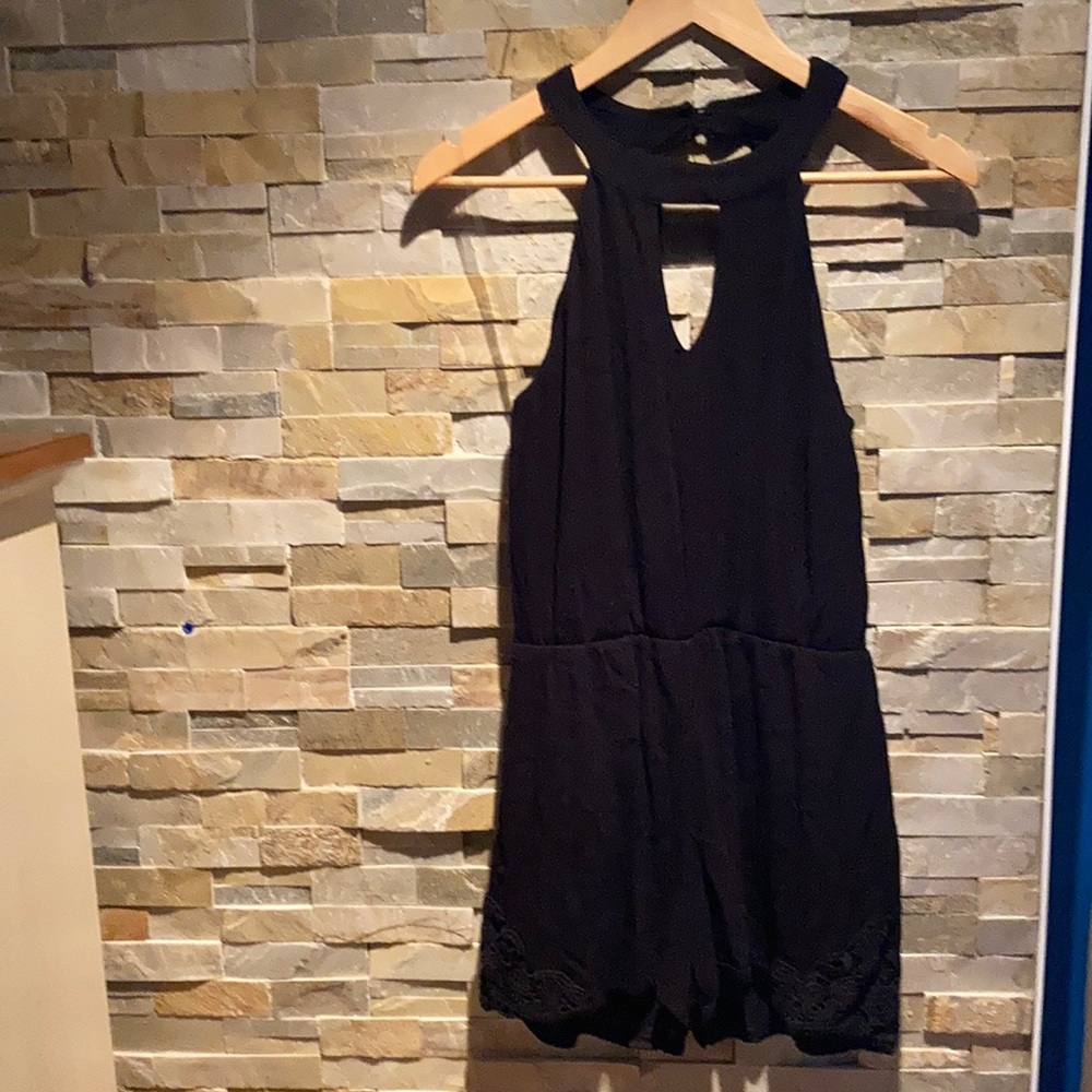 Black jumper shorts